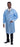 S2S Global PremierPro Disposable Lab Coats - PremierPro Disposable Lab Coat, SMS, Knit Collar and Cuffs, Blue, Size 3XL - 26127