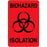 PDC Healthcare Hazard Labels - Biohazard Isolation Label, Red, 3" x 2" - 59703090