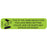PDC Healthcare Permanent Paper Communication Labels - COL / SIZE / SHPE DIFF 1-9/16 X 3/8, GRN - 1-61G