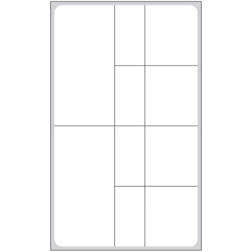 PDC Healthcare Direct Thermal Labels - Direct Thermal Label, VA, 4" x 2-3/8", White - TD-VA2