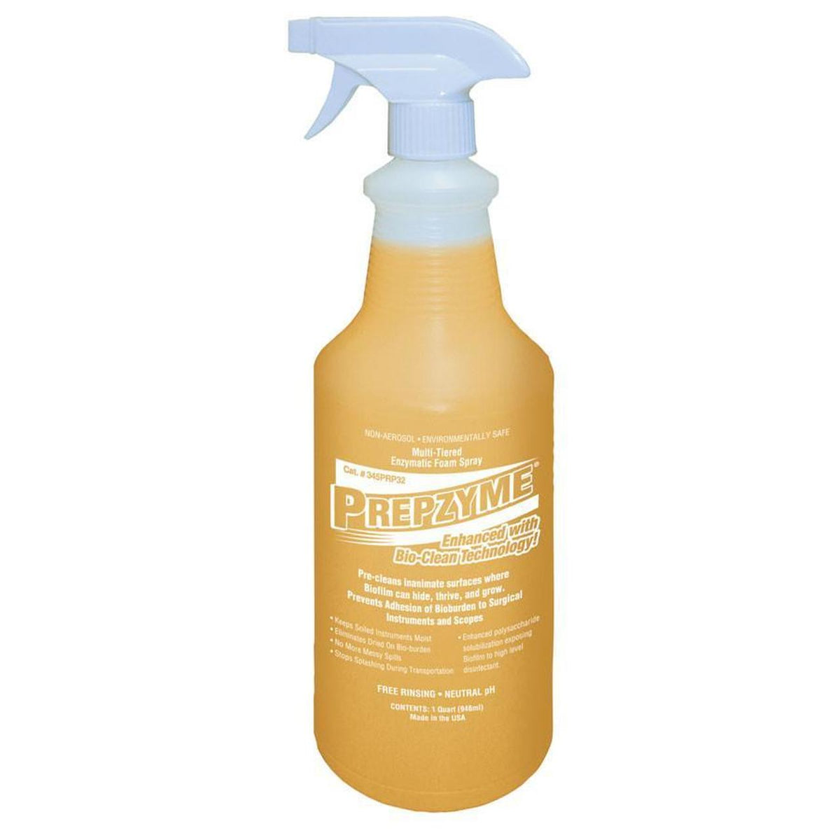 Ruhof Healthcare Prepzyme Enzymatic Foam Spray - Prepzyme Instrument C ...