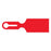 PDC Healthcare Ident-Alert Poly Tray Tags - TAG, BLANK, POLY TRAY, 8-1/2X2-1/2 RED - TSTAG13