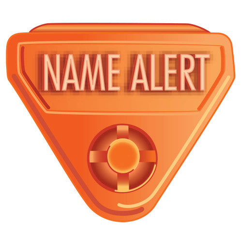 PDC Healthcare In-A-Snap Alert Clasps - BAND, CLASP, SJC ALERT "NAME ALERT", ORANGE - WBCLASP-NA6