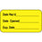 PDC Healthcare MedVision "Date Received" Label - Dated Received / Do Not Use This Lot Number, 1-5/8" x 7/8", Yellow - 59702218