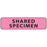 PDC Healthcare Shared Specimen Labels Brady Worldwide - Shared Specimen Label, 1-1/4" x 1/3" - MV01FP0964P