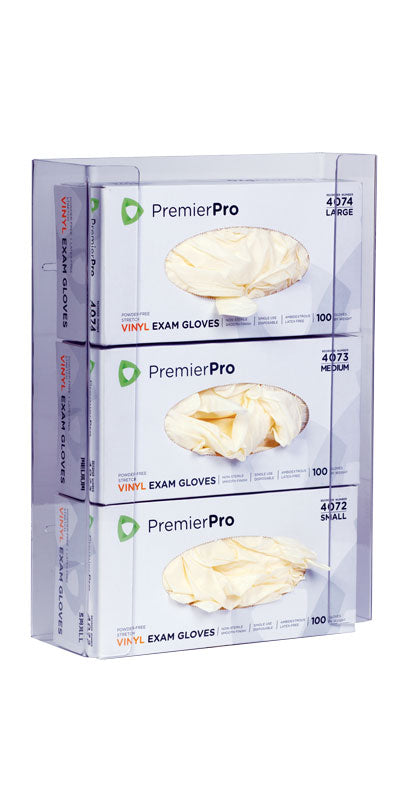 S2S Global Glove Box Holders - Triple Glove Box Holder, Clear - 4703