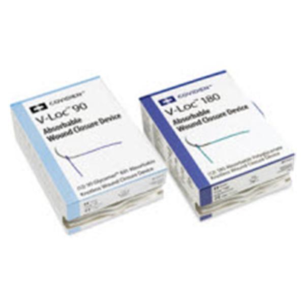 Medtronic USA V-LOC 90 Absorbable Sutures - V-LOC 90 Absorbable Suture, Clear, Size 2-0, 18", P-12 Needle - VLOCM0025