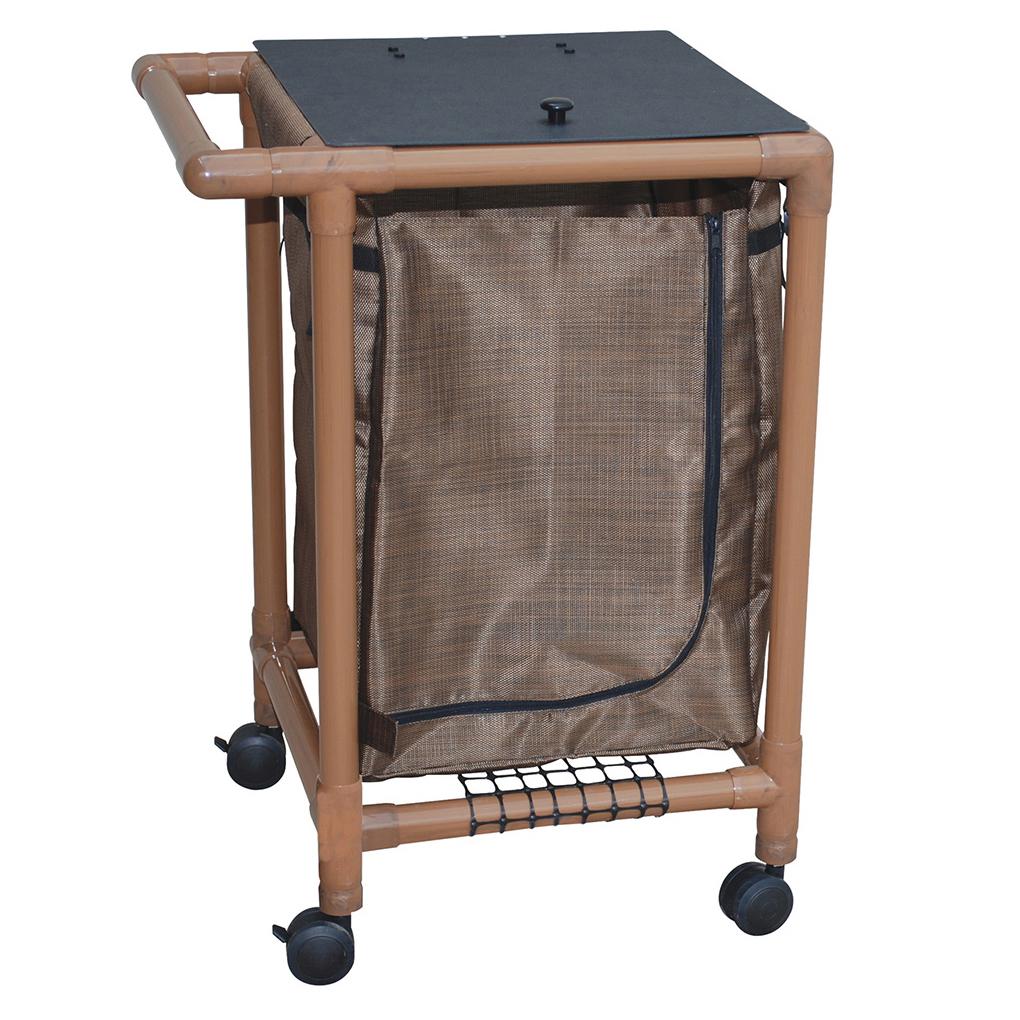 MJM PVC Woodtone Single Hampers - HAMPER, SINGLE, 14 GAL CAP, S SANDS ...