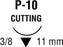 Medtronic USA Surgipro Sutures - Surgipro Suture, Clear, Size 6/0, 18", P-10 Needle - SP-1606