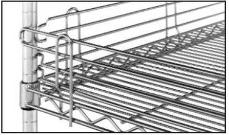 Metro Shelf Ledges - LEDGE, CHROME, SHELF, 24"X4", EA - L24N-4C