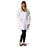 Medline Ladies' Classic Staff Length Lab Coats - Women's Classic Staff-Length Lab Coat, White, Size 8 - M11WHT8E