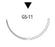 Medtronic Usa Velosorb Undyed Fast Braided Absorbable Suture - Velosorb Suture, Taper, Undyed, Size 3-0, 54", GS-11 - CV-931G