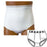 Options Ladie's Basic with Built-In Barrier/Support, White, Right-Side Stoma, XX-Large 11-12, Hips 47" - 50"