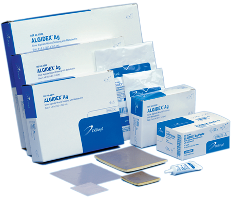 Deroyal Pre-Cut Trach Dressing - Algidex Pre-Cut Trach Dressing, Alginate, 2" x 2" - 46-TD22
