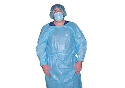 AMD Ritmed Gown Chemotherapy Large Yellow 100/Ca — Grayline Medical