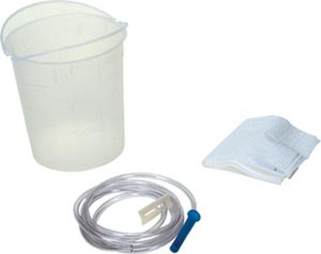 Amsino International Pre Lubricated Tip Enema Bag / Bucket Set - Enema Set with Bucket and Prelubricated Tip, 1, 500 mL - AS333