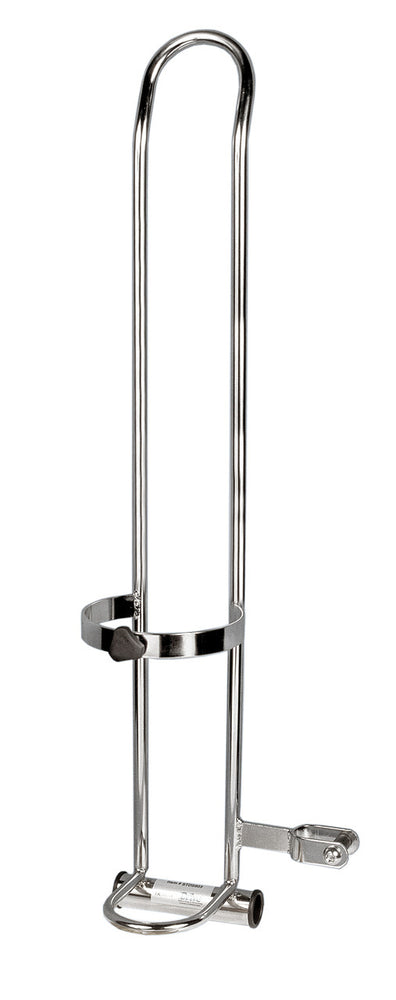 Oxygen "E" Cylinder Holder with IV Pole Attachment