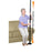 Standers, Inc Security Pole and Curve Grab Bar