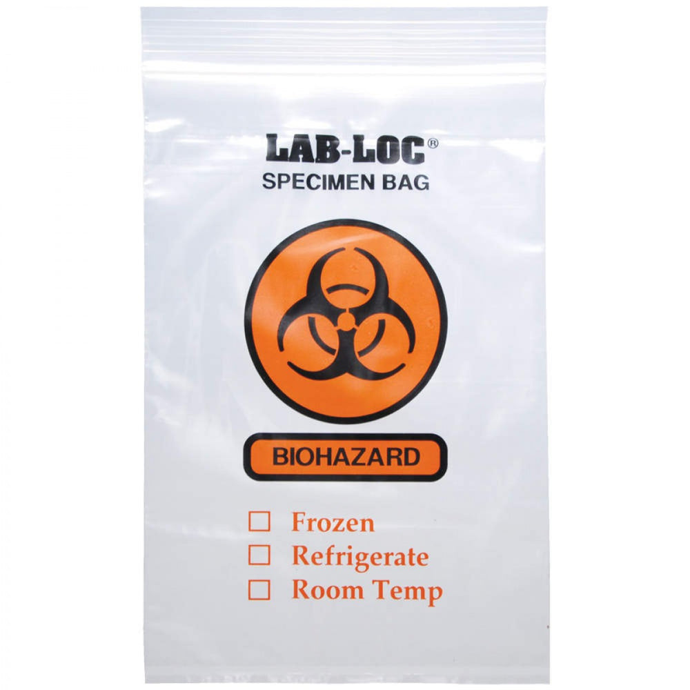 Biohazard Bag 2 Mil Thick Dimensions: 12" X 15" 1000/Case