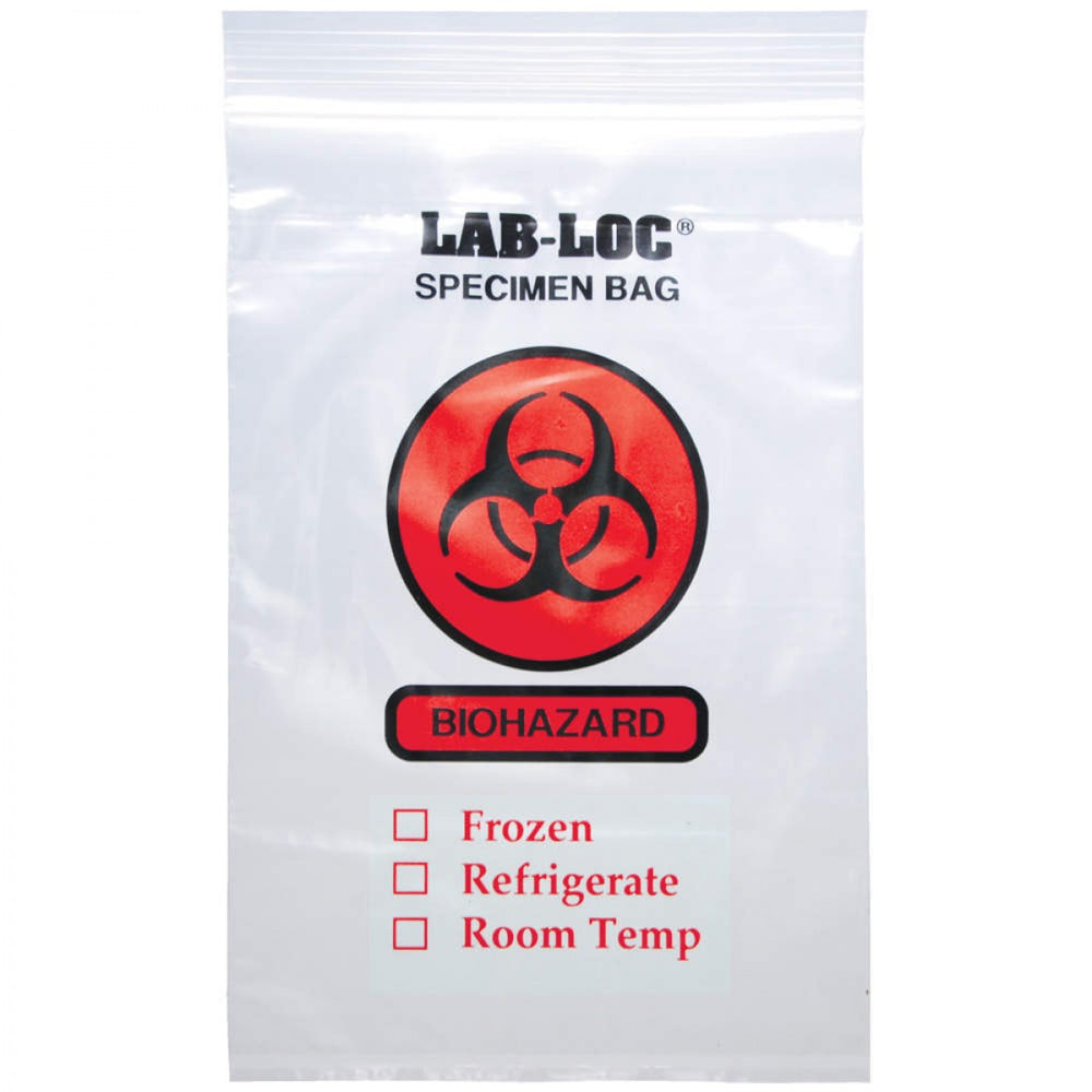 Biohazard Bag 2 Mil Thick Dimensions: 8" X 8" 1000/Case
