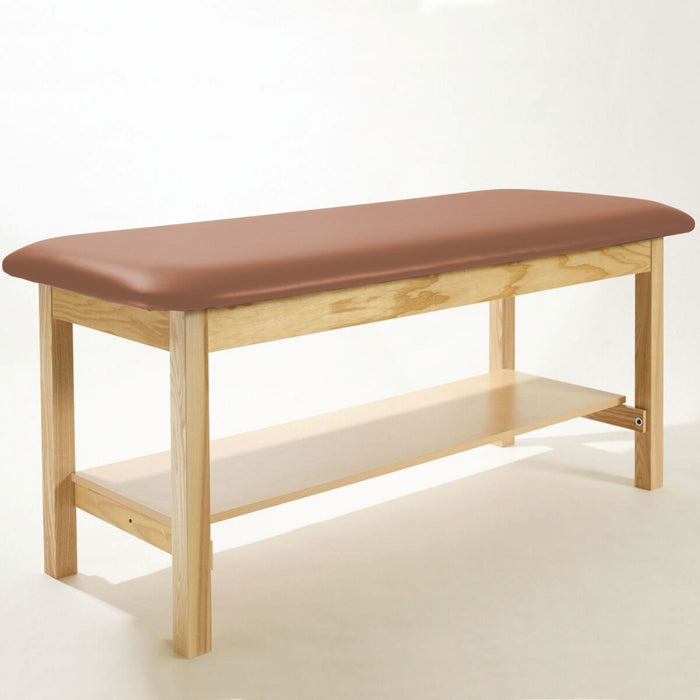 Metron Value Treatment Table with Open Shelf with Nose Cutout, Paper Holder and Cutter
