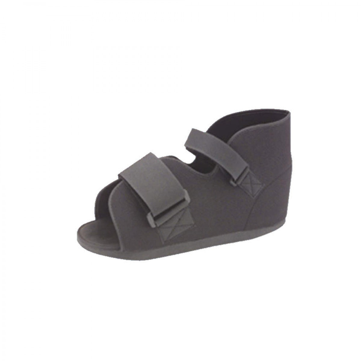 Open Toe Black Polycast Cast Boot Large 1 Per Each — Grayline Medical
