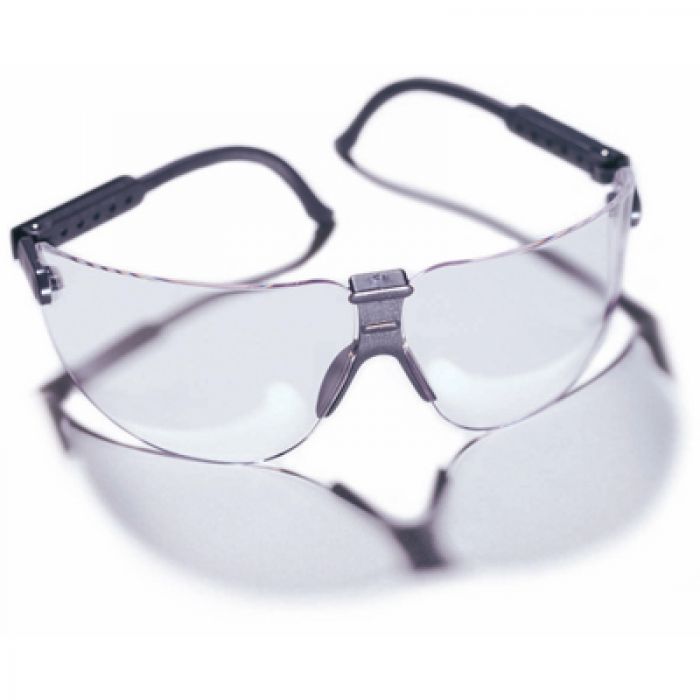 Patterson Medical AOSafety Lexa Eyewear - Metallic Slate Frames with Clear Lens