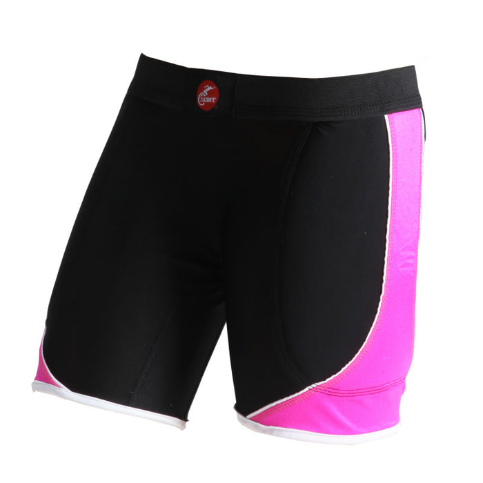Cramer Women's Crossover Sliding Shorts With Foam Black Base Color