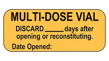 MedValue Multi-Dose Vial Labels