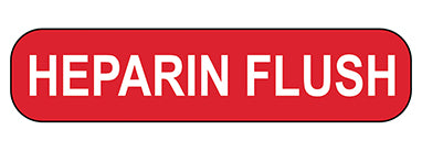 MedValue Heparin Flush Labels
