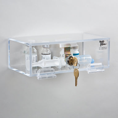 MedValue Full-Size Security Box w/ Key Lock — Grayline Medical
