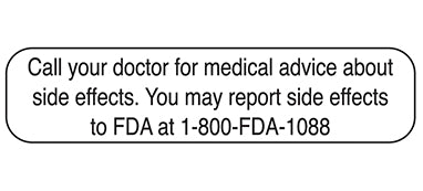MedValue Report Side Effects Labels — Grayline Medical