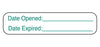 MedValue Date Opened Date Expired Labels