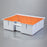 MedValue Deep Crash Cart Box with Handle For Metro® Lifeline Cart with Amber Slide-In Lid