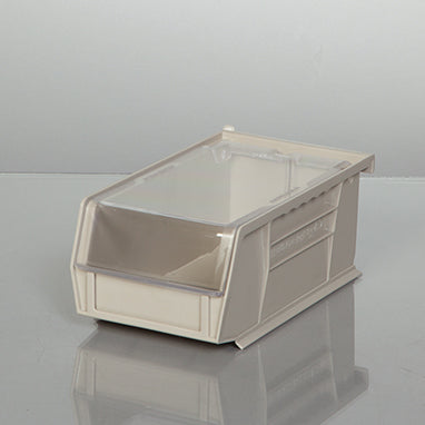 MedValue 1405 Super Tough Bin w/Clear Lid, 4x3x7