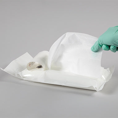MedValue Sterile Presaturated Polypropylene Wipes, 70% IPA, 9 x 11