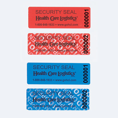 MedValue Self-Adhesive Tamper-Evident Seals, No Residue