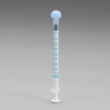 ExactaMed Oral Dispensers w/ Tip Caps, 1mL - Clear