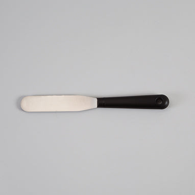 MedValue Stainless Steel Spatula with Plastic Handle, 4½ Inch Blade