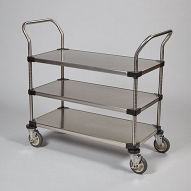 MedValue Heavy Duty Adjustable Stainless Steel Cart