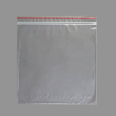 Premium Red Line Reclosable Bags, Single-Track, 12 x 12