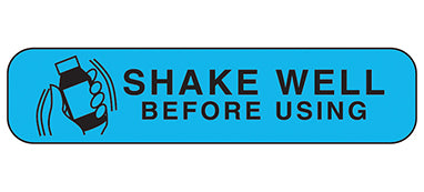 MedValue Shake Well Before Using Labels