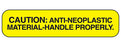 MedValue Caution Anti-Neoplastic Material Labels
