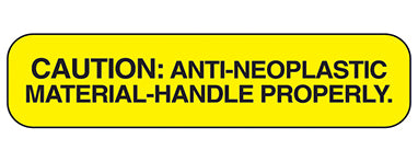 MedValue Caution Anti-Neoplastic Material Labels