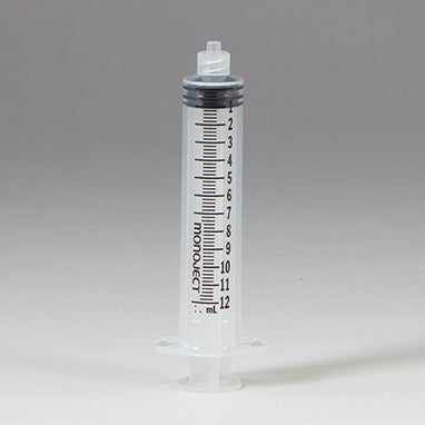Sterile Monoject Luer-Lock Syringes, 12mL