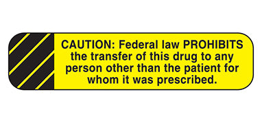 MedValue Caution Federal Law Prohibits Labels