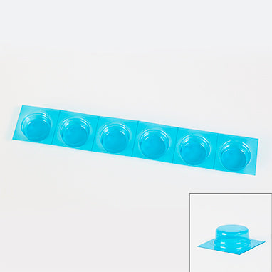 MedValue Class A Round Blue Blisters, Shallow, PVdC