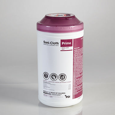 Sani-Cloth® Prime Germicidal Wipes, Canister, 7-1/2 x 15