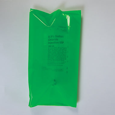 MedValue IV Covers, Green, 8 x 14, Slit at Sealed End