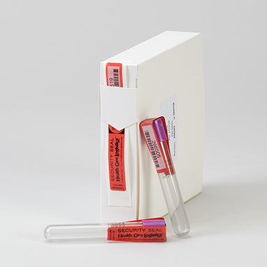 MedValue Self-Adhesive Test Tube Seals - Red